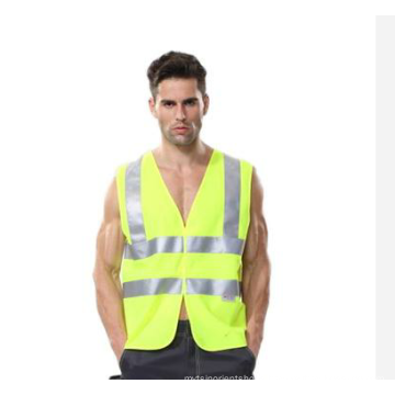 luminous fashionable polyester durable safety vest reflective coats custom